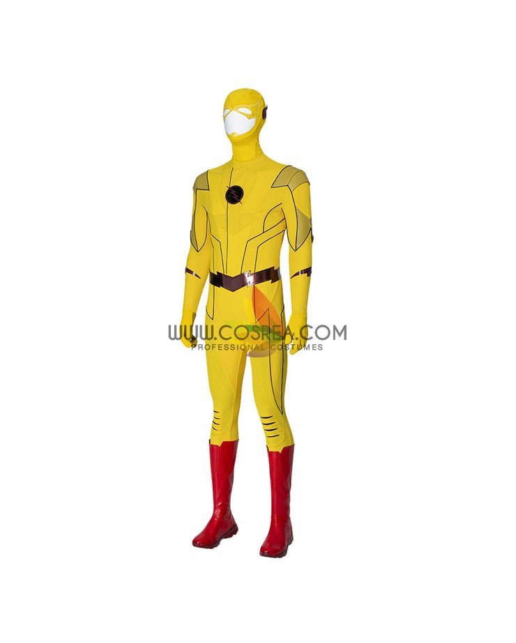 Cosrea DC Universe Reverse Flash Season 8 Cosplay Costume
