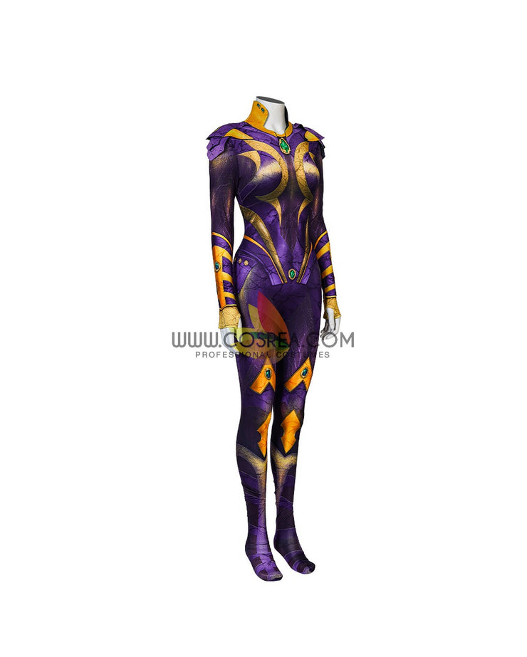 Cosrea DC Universe Starfire Digital Printed Cosplay Costume