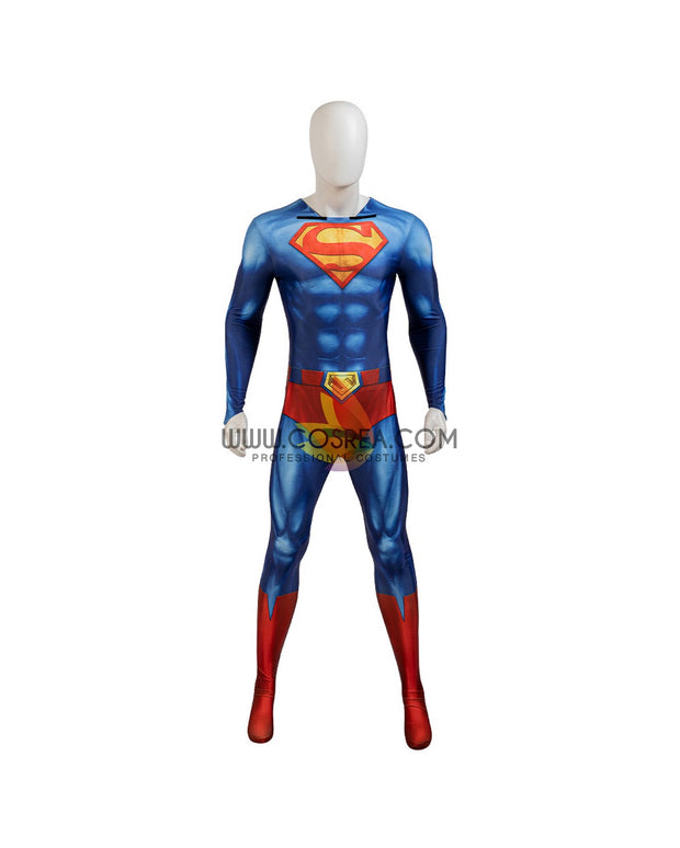 Cosrea DC Universe Superman Red Son Digital Printed Cosplay Costume
