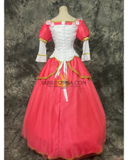 Cosrea Disney Barbie Classic Satin Dress With Sequined Overlayer Cosplay Costume
