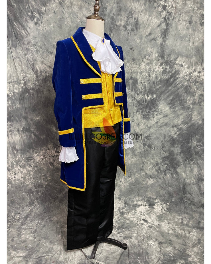 Cosrea Disney Beauty And Beast Prince Classic Velvet Cosplay Costume