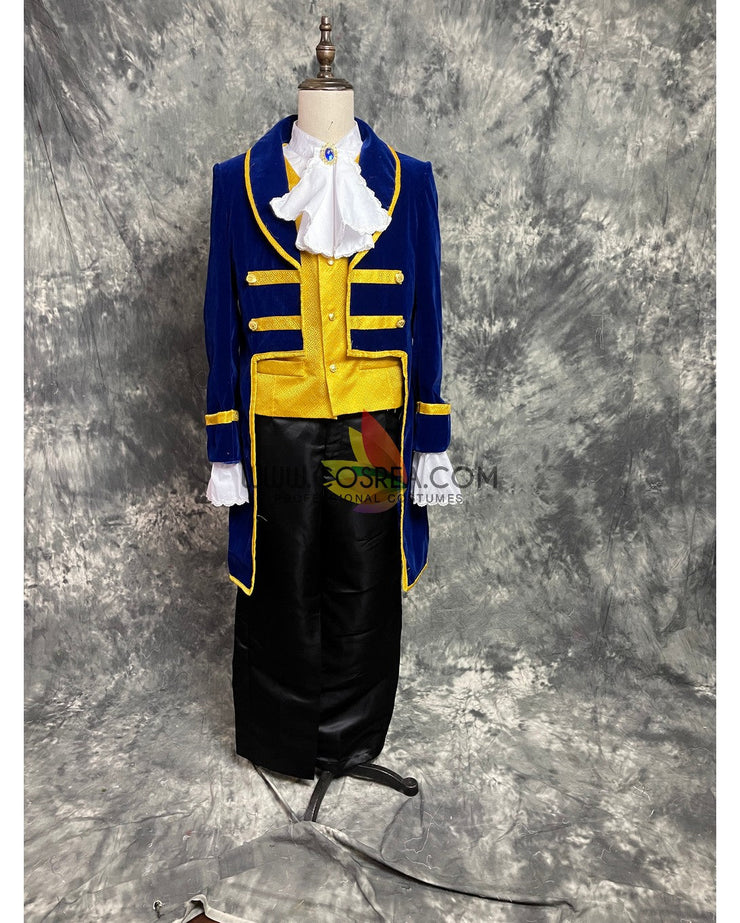 Cosrea Disney Beauty And Beast Prince Classic Velvet Cosplay Costume