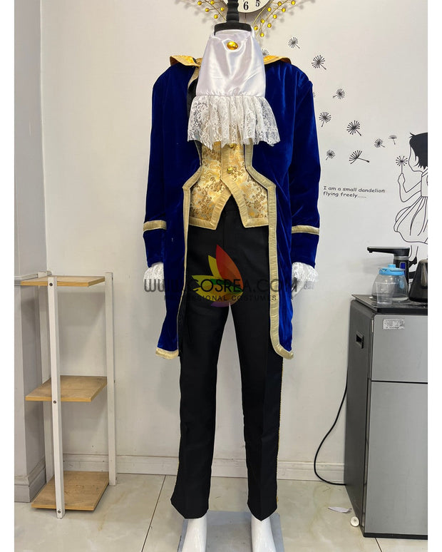 Cosrea Disney Beauty And Beast Prince Formal Wear In Velvet And Brocade Satin Cosplay Costume