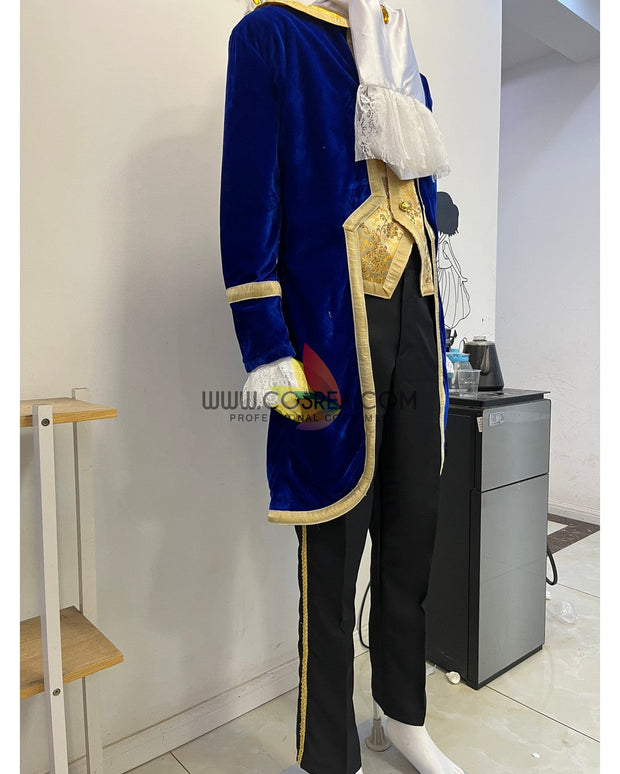 Cosrea Disney Beauty And Beast Prince Formal Wear In Velvet And Brocade Satin Cosplay Costume