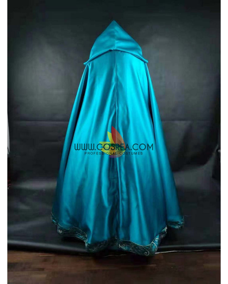 Cosrea Disney Brave Merida With Cloak Embroidered Cosplay Costume