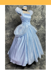 Cosrea Disney Cinderella With Silver Sequined Fabric Cosplay Costume