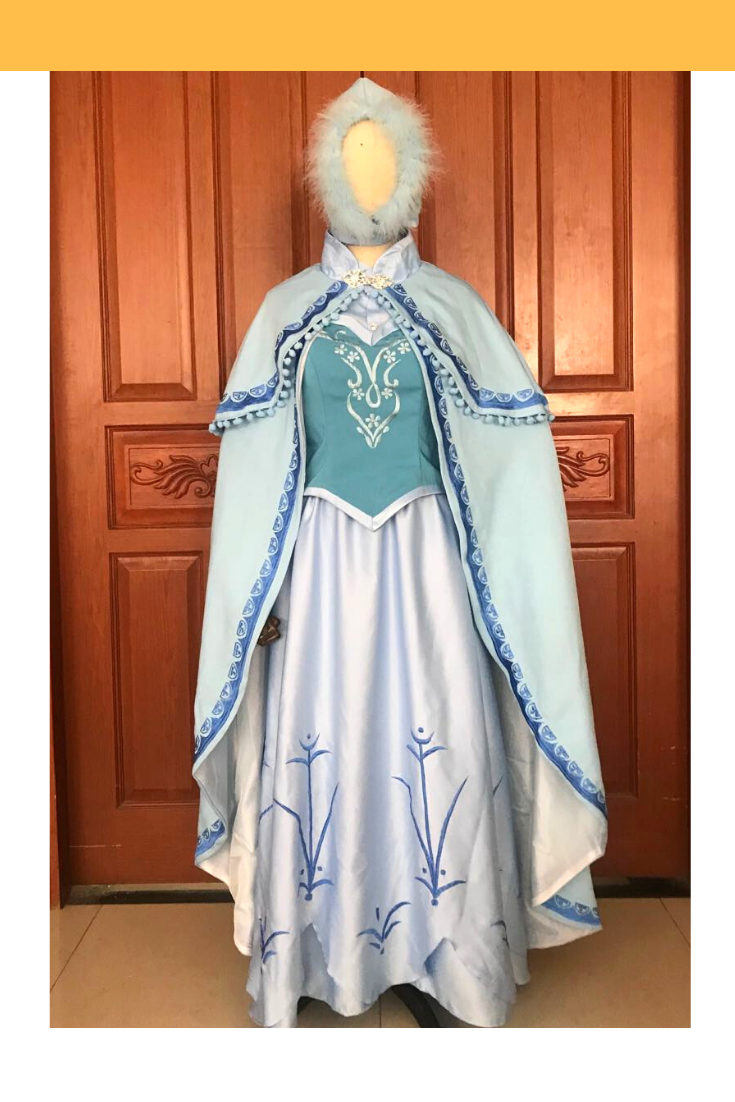 frozen anna dress Frozen 1 Anna In Ice Form Cosplay Costume
