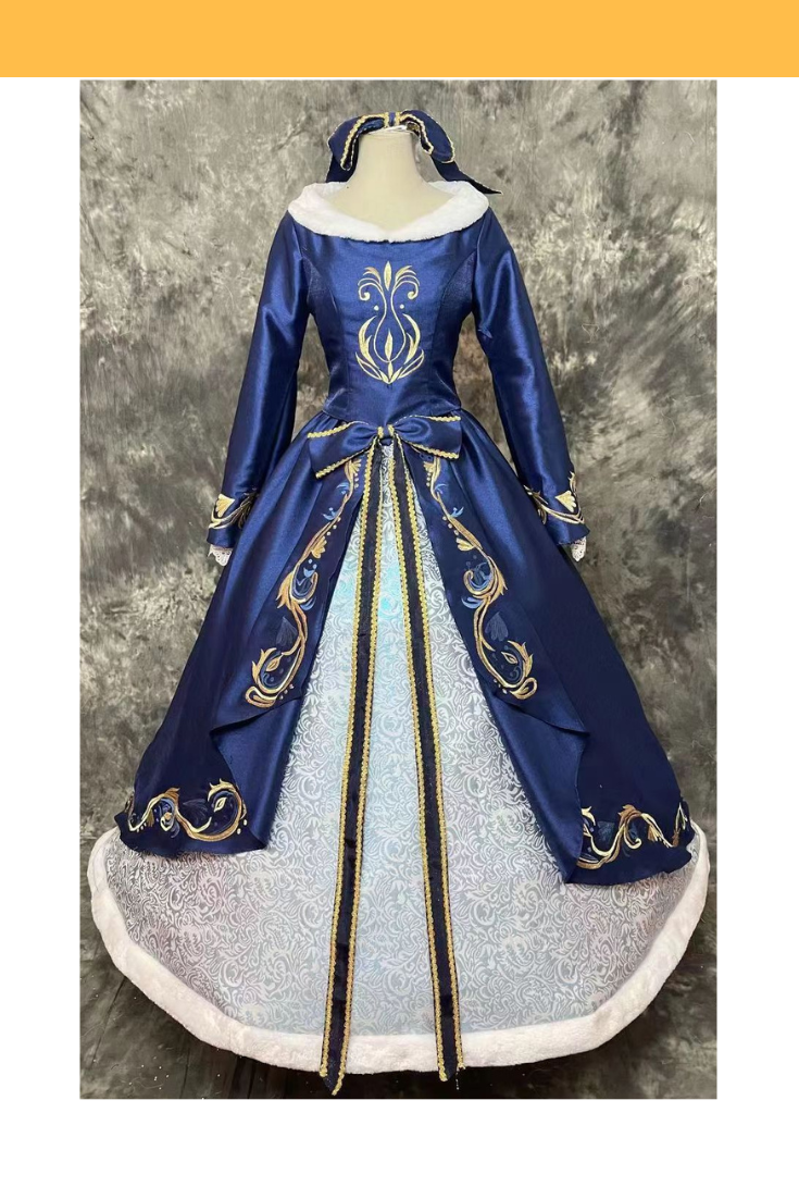 Cosrea Disney Little Mermaid Ariel Embroidered Doll Version Cosplay Costume