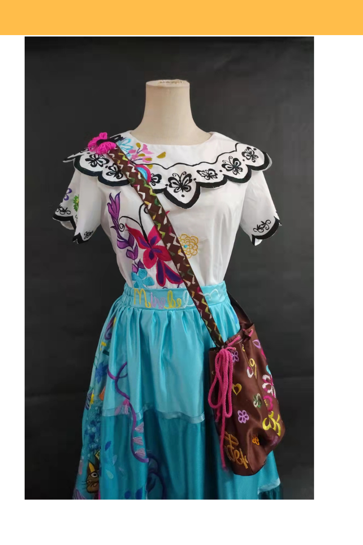 Mirabel Enchanted Embroidered Cosplay Costume