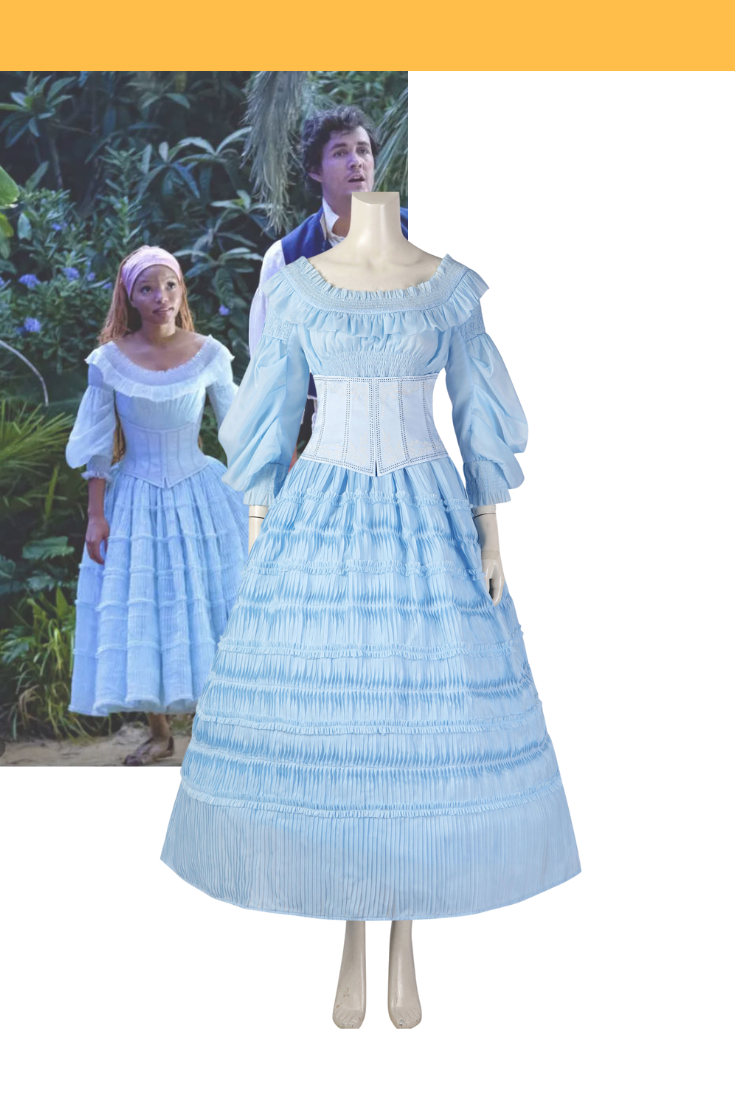 Cosrea Disney No Option Ariel Land Dress Little Mermaid 2023 Cosplay Costume