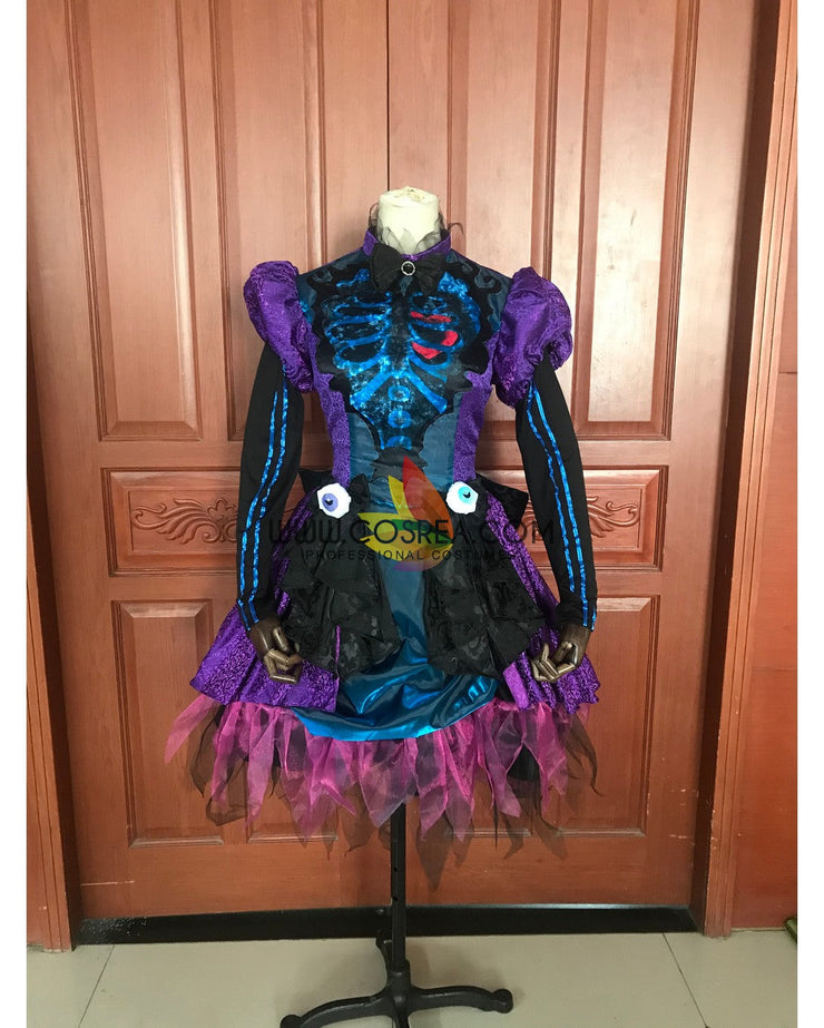 Cosrea Disney No Option Disney Parade Halloween Skeleton Cosplay Costume