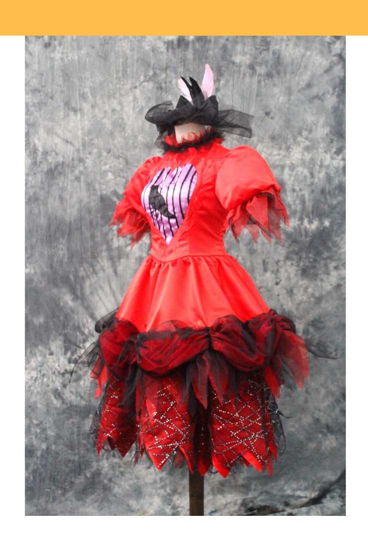 Disney Parade Red with Black Overlay Halloween Cosplay Costume