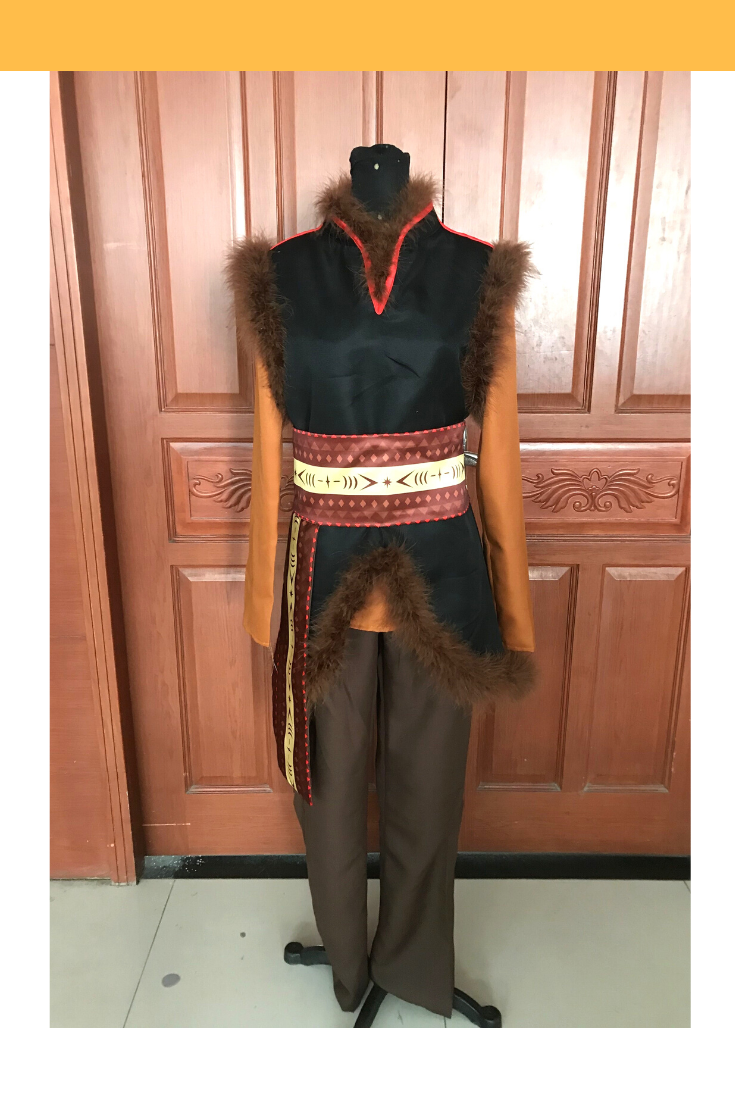 Cosrea Disney No Option Frozen 2 Kristoff In Matte Satin Fabric Cosplay Costume