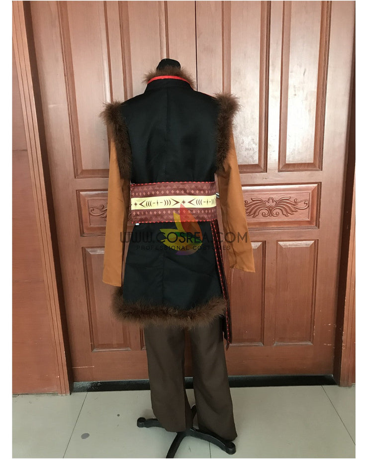 Cosrea Disney No Option Frozen 2 Kristoff In Matte Satin Fabric Cosplay Costume