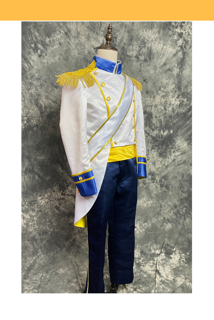 Cosrea Disney No Option Little Mermaid Prince Eric Satin Version Cosplay Costume
