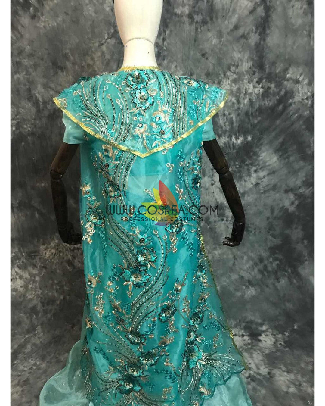 Princess Jasmine with Embroidered Jacket Cosplay Costume