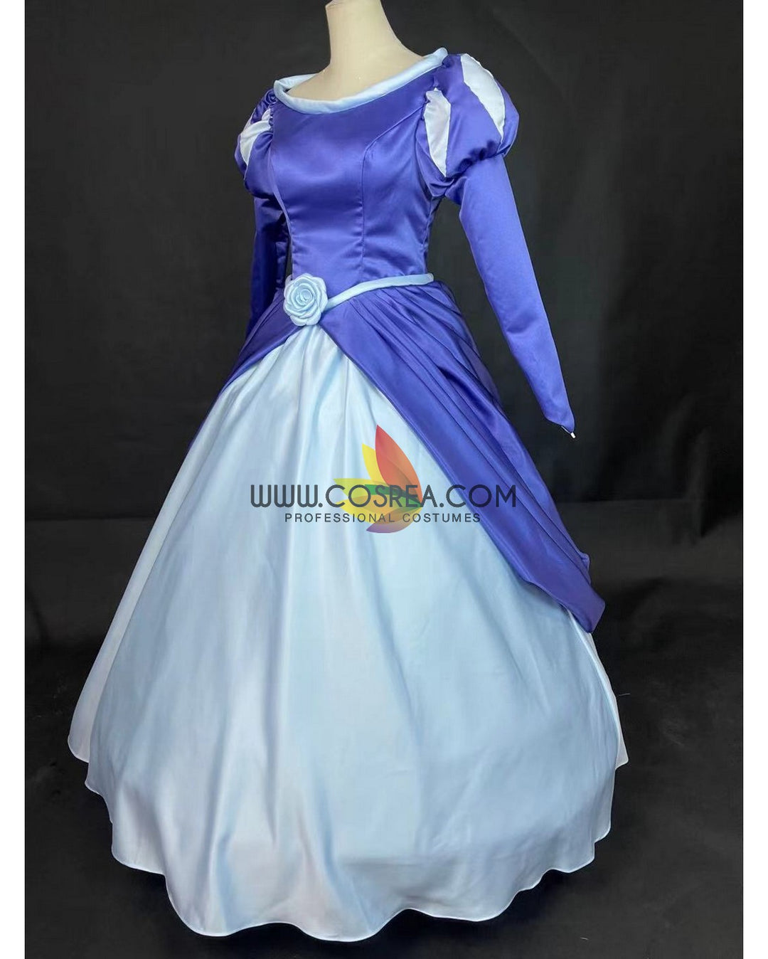 Princess Ariel In Blue Little Mermaid Cosplay Costume