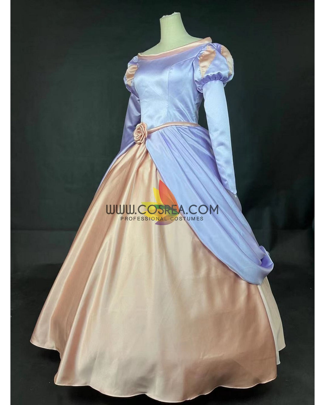 ariel purple dress cosplay Princess Ariel In Lilac Purple Little Mermaid Cosplay Costume Without Boning / Concealed Zipper