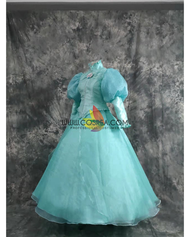Princess Ariel Winter Little Mermaid Cosplay Costume Without Boning / Traditional Lace Tie Princess Ariel Winter Little Mermaid Cosplay Costume Without Boning / Traditional Lace Tie