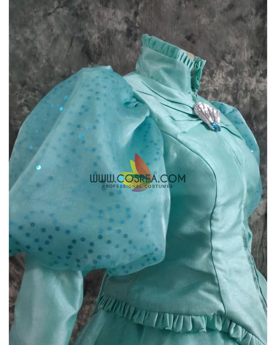 princess ariel dress costume Princess Ariel Winter Little Mermaid Cosplay Costume Without Boning / Traditional Lace Tie