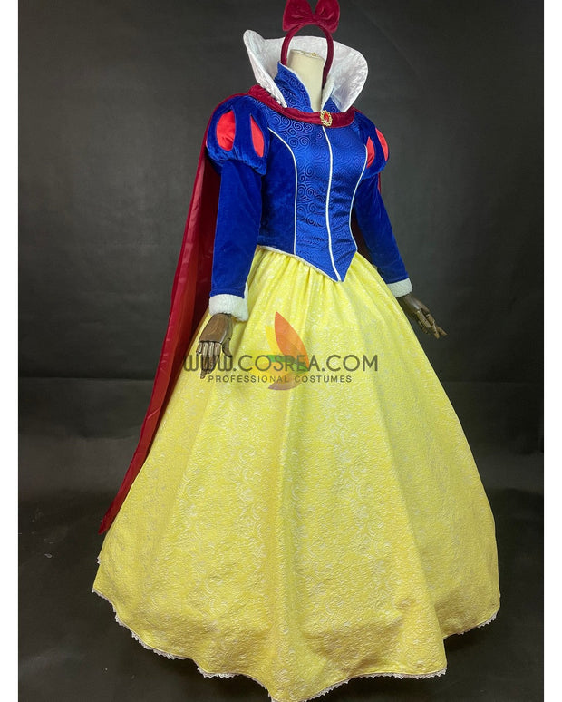 Cosrea Disney Snow White Winter Velvet Cosplay Costume