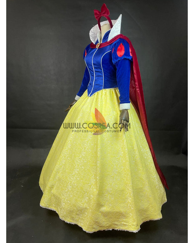 Cosrea Disney Snow White Winter Velvet Cosplay Costume