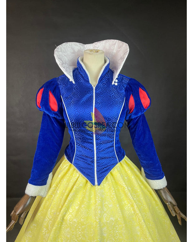 Cosrea Disney Snow White Winter Velvet Cosplay Costume