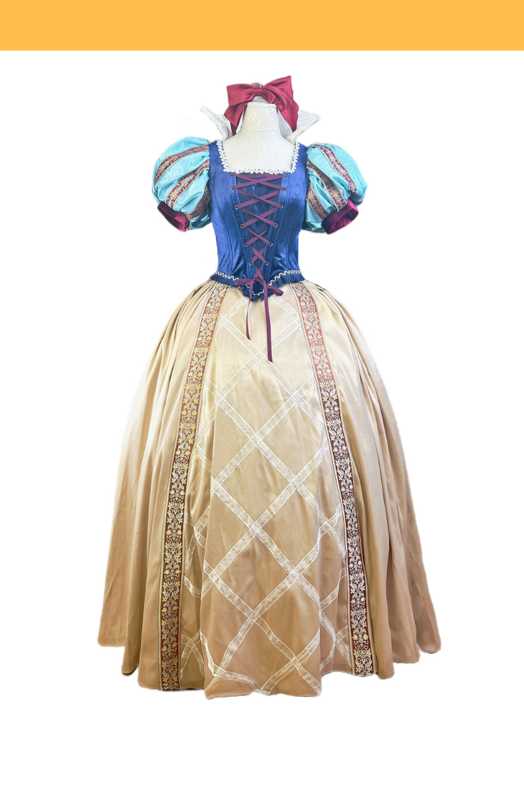 Cosrea Disney Snow White With Custom Embroidered Trims Cosplay Costume