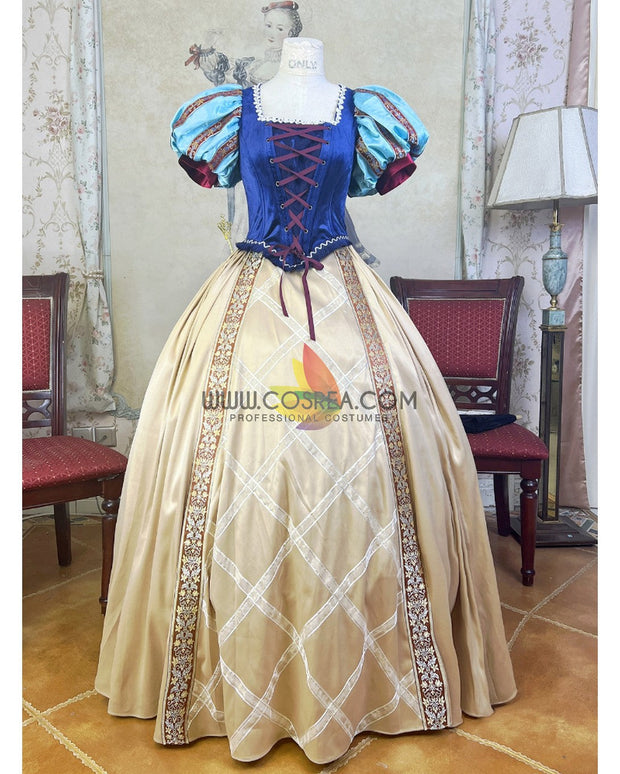 Cosrea Disney Snow White With Custom Embroidered Trims Cosplay Costume