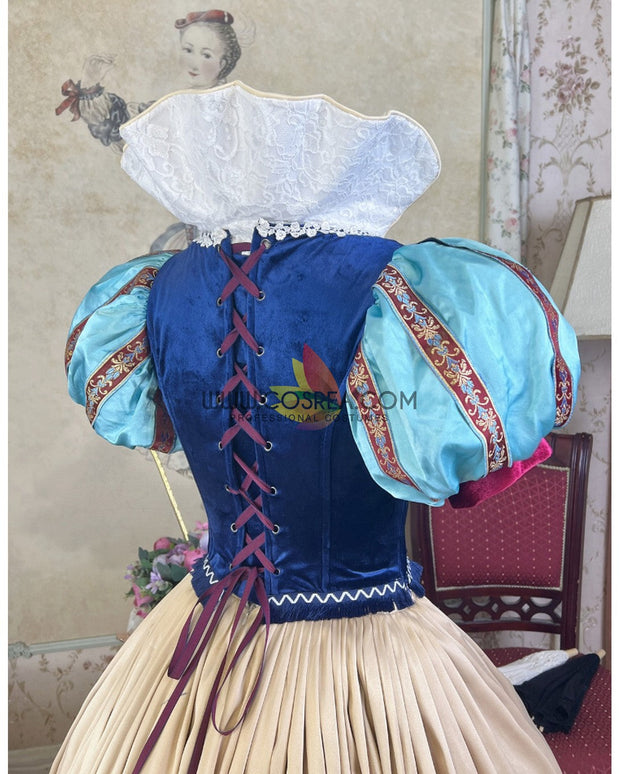 Cosrea Disney Snow White With Custom Embroidered Trims Cosplay Costume
