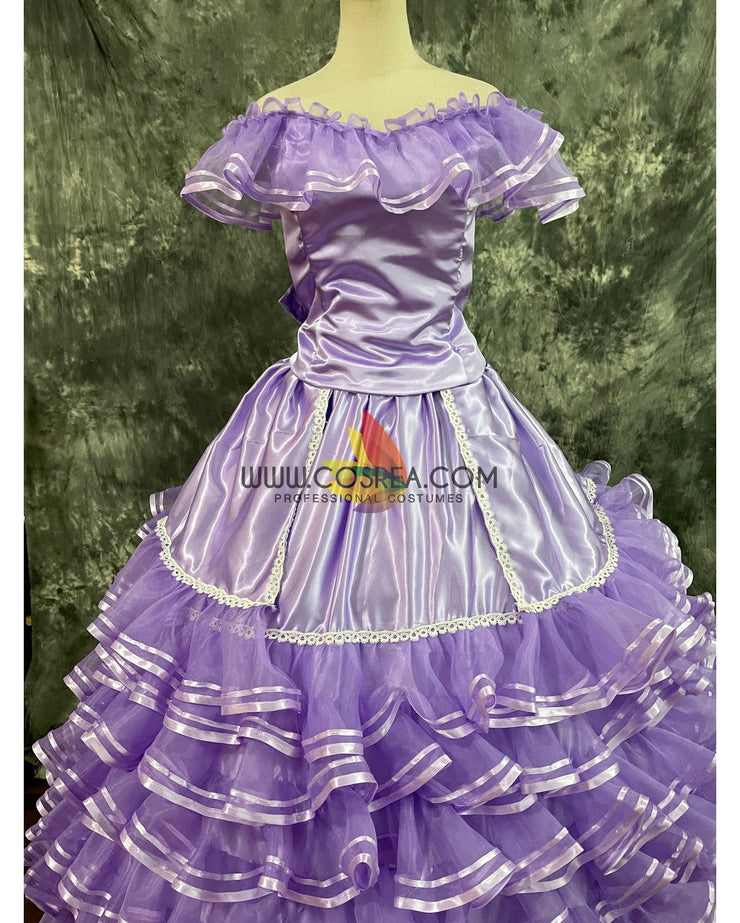 Cosrea Disney Trail Maid With Purple Organza Cosplay Costume