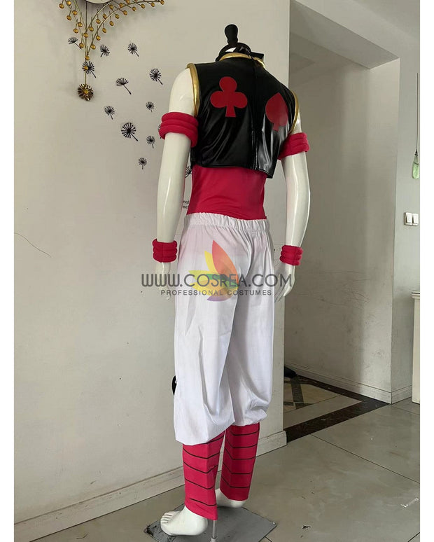 Cosrea F-J Hunter x Hunter Hisoka Stretch PU Leather Cosplay Costume