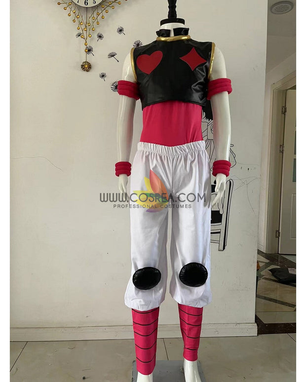 Cosrea F-J Hunter x Hunter Hisoka Stretch PU Leather Cosplay Costume
