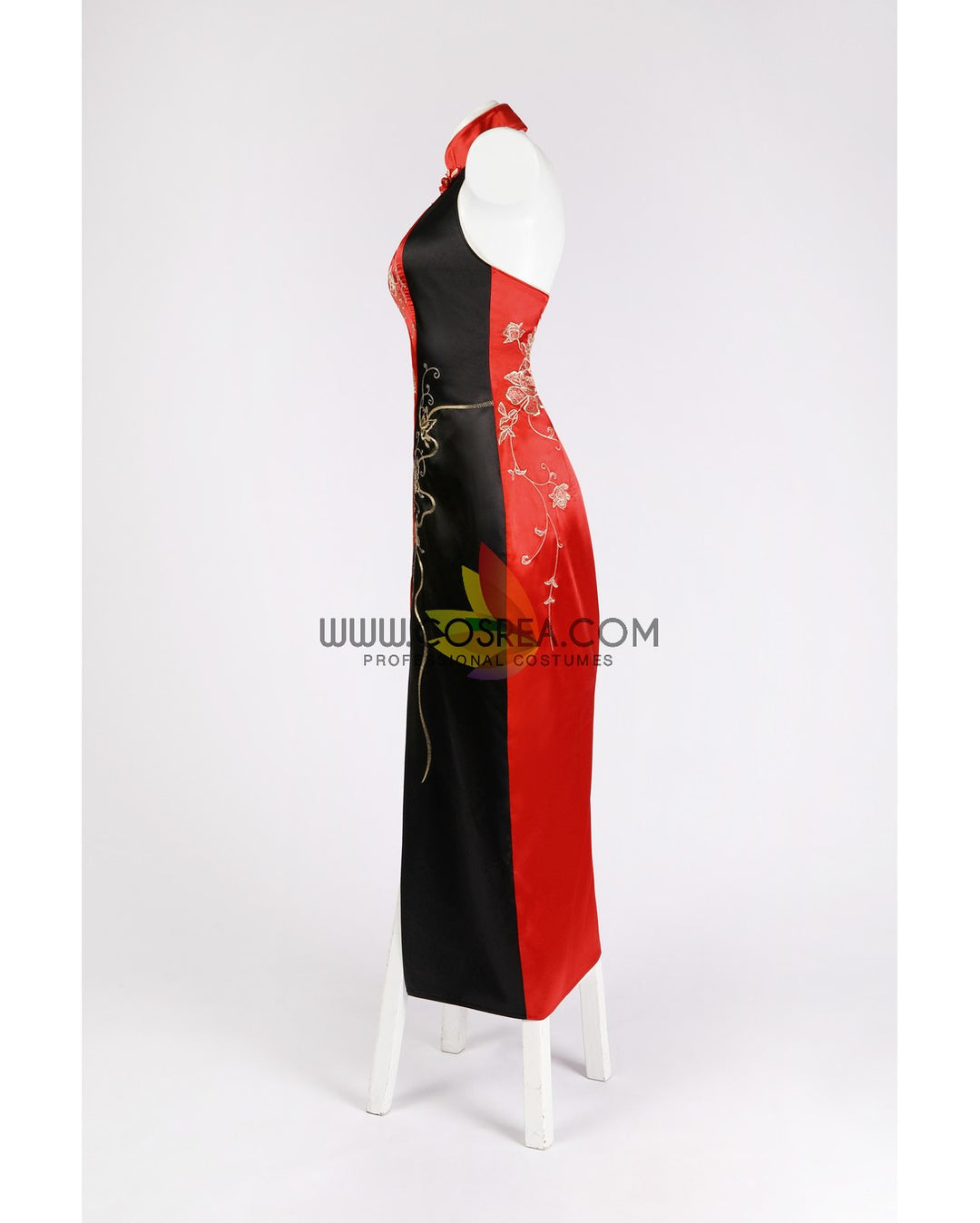 Ada Wong Bicolor Qipao Dress Resident Evil 4 Remake Cosplay Costume