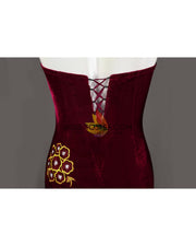 Cosrea Games Ada Wong Velvet Qipao Dress Resident Evil 4 Remake Cosplay Costume