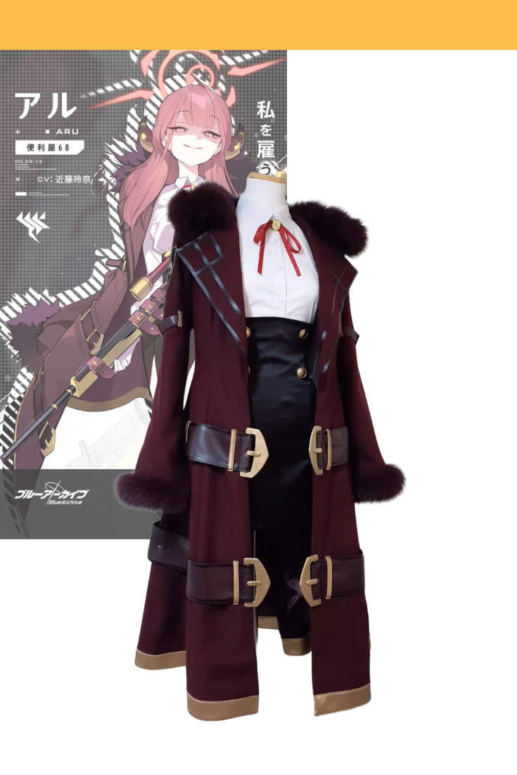 Cosrea Games Blue Archive Aru Cosplay Costume
