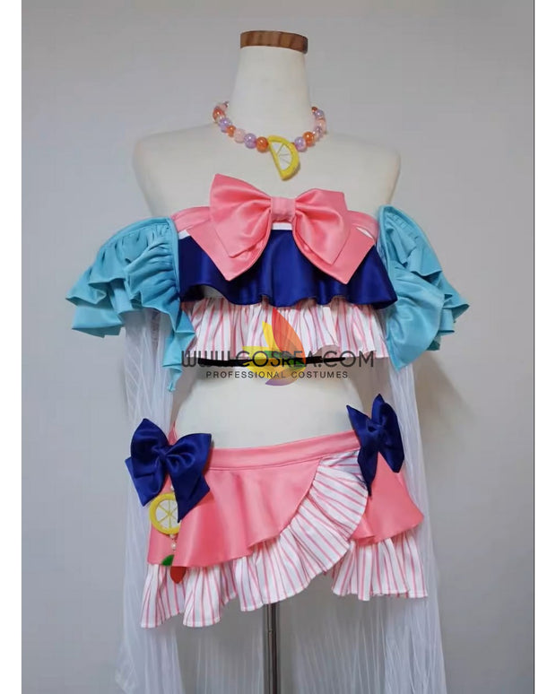 Cosrea Games Blue Archive Azusa Summer Sky's Wishlist Cosplay Costume