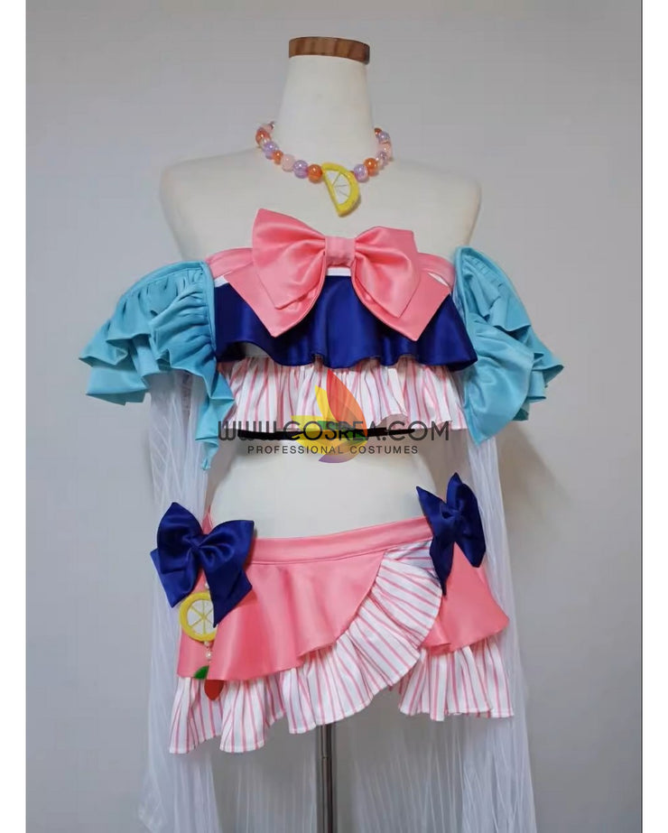 Cosrea Games Blue Archive Azusa Summer Sky's Wishlist Cosplay Costume