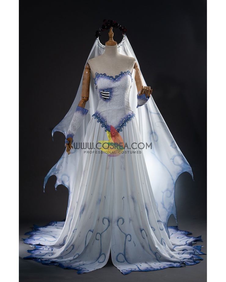 Cosrea Games Emily the Corpse Bride Standard Size Cosplay Costume