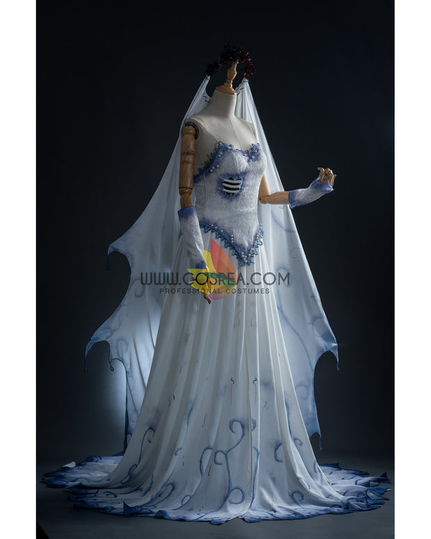Cosrea Games Emily the Corpse Bride Standard Size Cosplay Costume