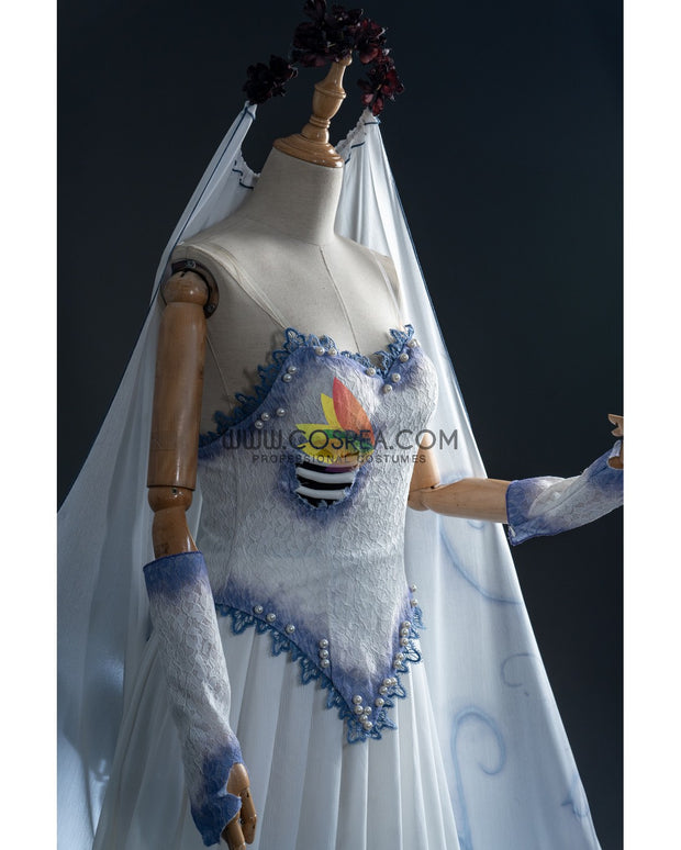 Cosrea Games Emily the Corpse Bride Standard Size Cosplay Costume