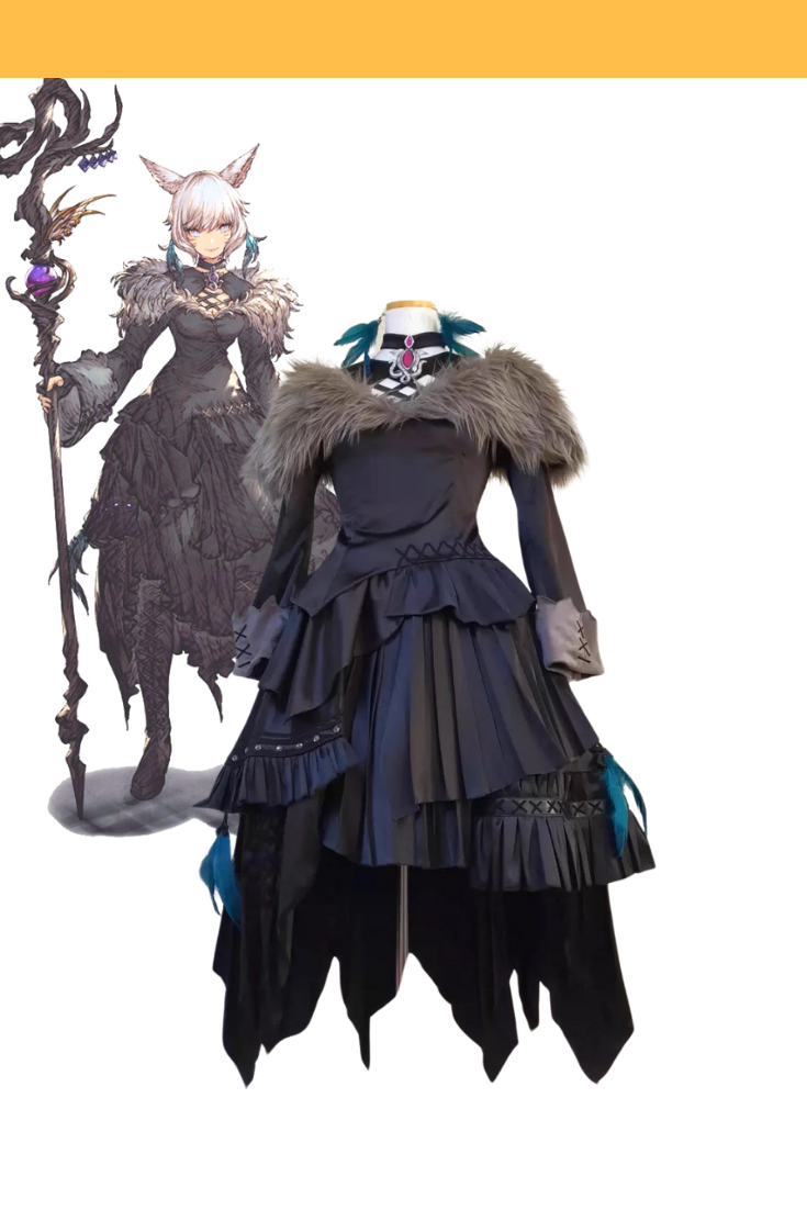 Cosrea Games Final Fantasy XIV Y'shtola Rhul Uniform Fabric Version Cosplay Costume