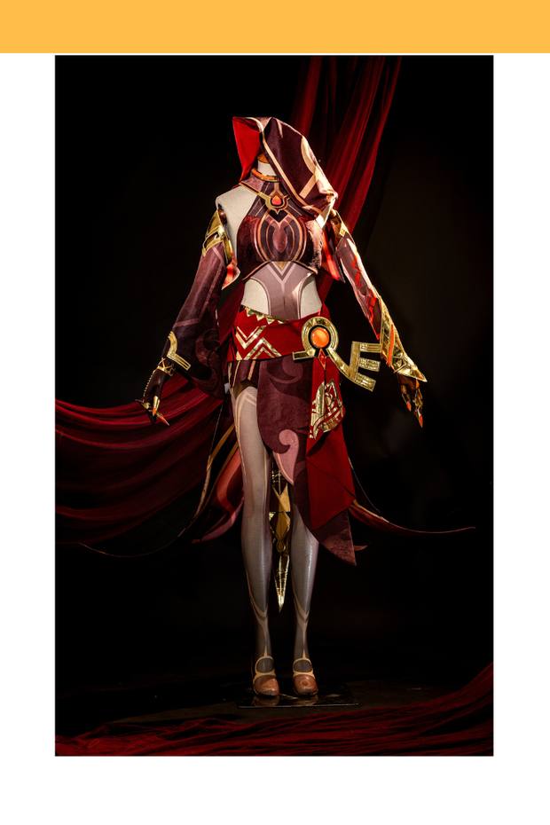 Cosrea Games Genshin Impact Eremite Scorching Loremaster Standard Size Only Cosplay Costume