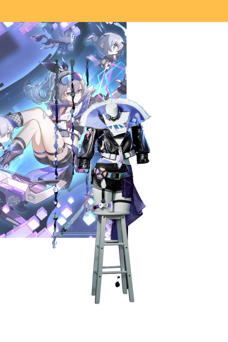 Cosrea Games Honkai Star Rail Silver Wolf Standard Size Cosplay Costume