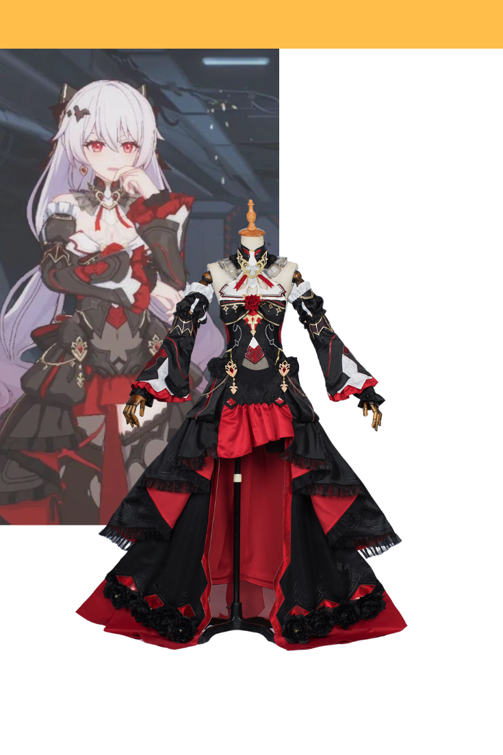 Cosrea Games Lunar Vow Crimson Love Honkai Star Rail Standard Size Custom Costume