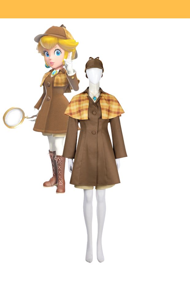 Cosrea Games Princess Peach Showtime! Detective Costume Set