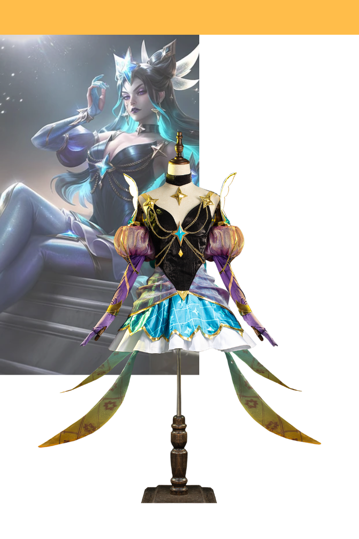 Cosrea Games Syndra Prestige Star Guardian League of Legends Limited Sizing Cosplay Costume