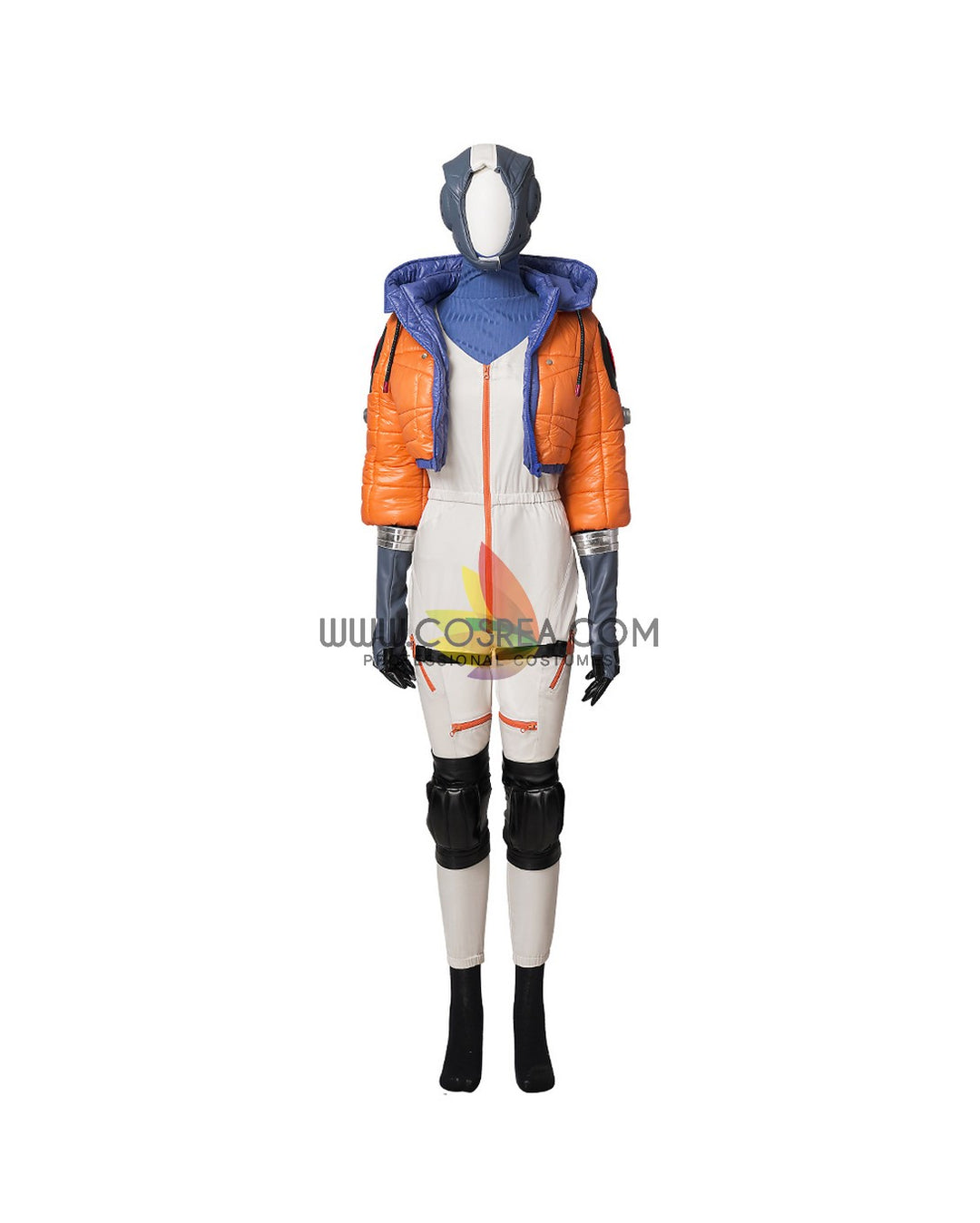 apex ワットソン　コスプレ衣装　② Wattson Apex Legends Padded PU Leather Cosplay Costume - Cosrea
