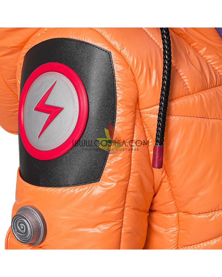 Cosrea Games Wattson Apex Legends Padded PU Leather Cosplay Costume