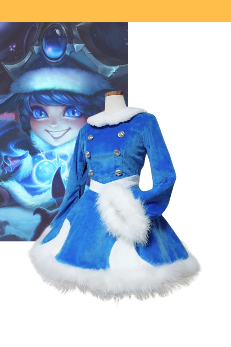 Cosrea Games Winter Wonder Lulu League of Legends Cosplay Costume